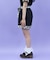 バイカラーショートパンツ