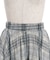 シワ加工チェック柄スカート