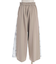 サイド柄切替ワイドパンツ