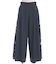 サイド柄切替ワイドパンツ
