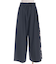 サイド柄切替ワイドパンツ