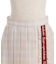 ロゴリボンチェック柄スカパン