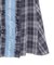 ロゴリボンチェック柄スカパン
