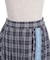 ロゴリボンチェック柄スカパン