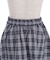 ロゴリボンチェック柄スカパン