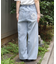 ワイドストレートデニムパンツ