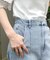 ワイドストレートデニムパンツ
