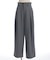 ツータックセミワイドパンツ