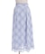 シアーチェックフレアスカート