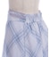 シアーチェックフレアスカート