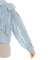 シアーチェックフリルシャツ