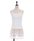 裾レースリボンキャミソール
