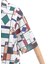 レトロステンドグラス柄シャツ