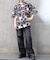 レトロステンドグラス柄シャツ