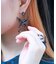 ナイトメアリボンピアス
