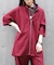 椿スタンド襟ＺＩＰシャツ