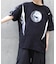 龍×陰陽太極プリントＴシャツ