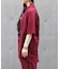 椿テーラー襟ＺＩＰシャツ
