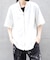 椿テーラー襟ＺＩＰシャツ