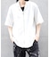 椿テーラー襟ＺＩＰシャツ