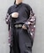 和面プリント和袖シャツ