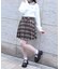 レース×バイカラーニットポロ