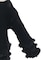 裾フェザー透かし編ニットプルオーバー