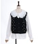 ニットベスト付ブラウス