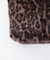 ポーチ付ヒョウ柄ファーバッグ