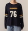 長袖 ナンバリング フットボールTシャツ