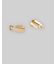 スクエアフープピアス