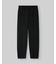 ポンチローマニットのブラックパンツ