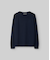 ネイビーブルーコットンニット