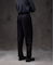 ブラック テーラードパンツ