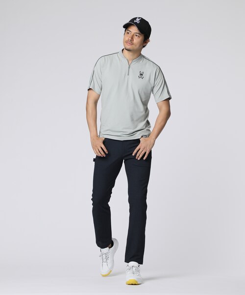 GOLF] ハーフジップ ヘンリーネックTシャツ｜サイコバニーの