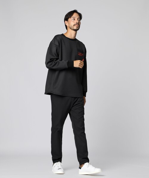 アウトラインデザインポケット ダンボール スウェット｜サイコバニーの