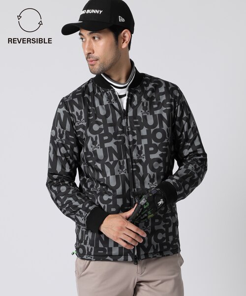 GOLF]ストレッチタフタ リバーシブル ブルゾン｜サイコバニーの