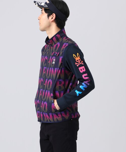 GOLF] ドットプリント リバーシブル ベスト｜サイコバニーの