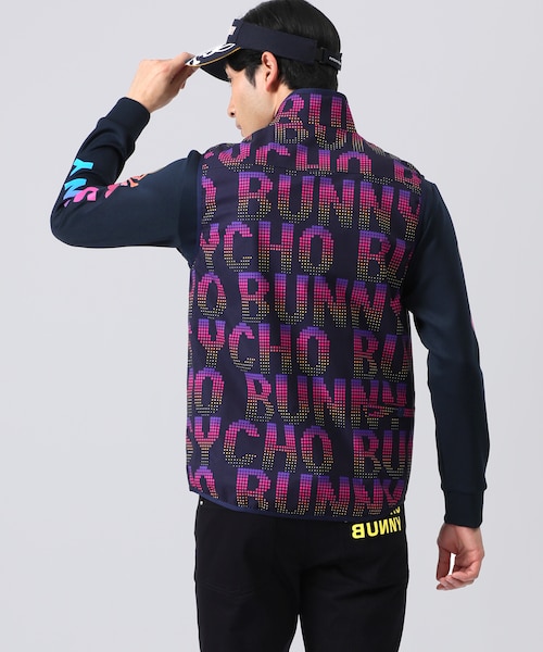 GOLF] ドットプリント リバーシブル ベスト｜サイコバニーの