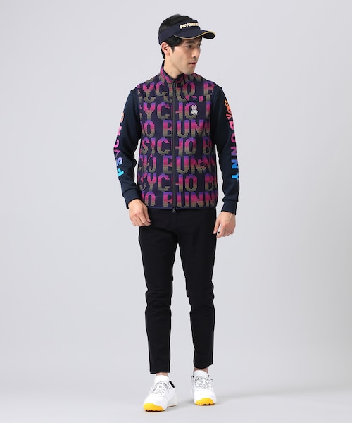 GOLF] ドットプリント リバーシブル ベスト｜サイコバニーの