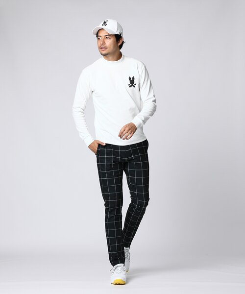 Psycho Bunny チェッカーパターン パンツ XL GOLF]ストレッチツイル チェックパンツ｜サイコバニーの