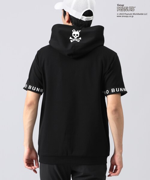 GOLF] Psychobunny × PEANUTSコラボ半袖 フーディ｜サイコバニーの