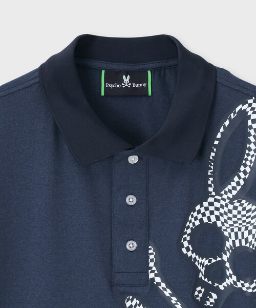 GOLF] WAVY CHECK ビッグロゴ 半袖 ポロシャツ｜サイコバニーの