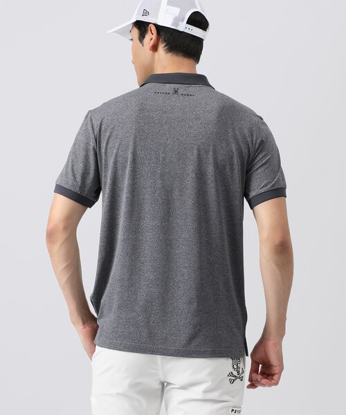 GOLF] WAVY CHECK ビッグロゴ 半袖 ポロシャツ｜サイコバニーの