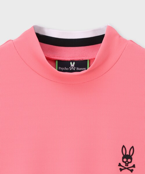 GOLF]スリーブライン モックネックTシャツ｜サイコバニーの