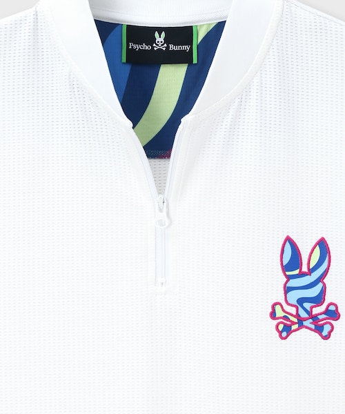 PSYCHO BUNNY [GOLF] ハーフジップ ヘンリーネックTシャツ GOLF] ハーフジップ ヘンリーネックTシャツ｜Psycho Bunny