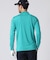 [GOLF]ラインモチーフ 裏起毛モックネック 　ロングスリーブTシャツ