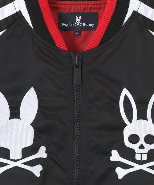 SKOOKUM × PsychoBunny コンビネーションバニー スカジャン｜サイコ