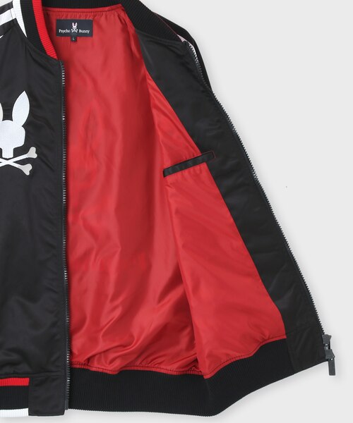 最終値下げ　SKOOKUM × PsychoBunny バニーロゴ スカジャン SKOOKUM × PsychoBunny コンビネーションバニー スカジャン｜サイコ