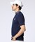 [GOLF]ラバーロゴ 半袖モックネックTシャツ